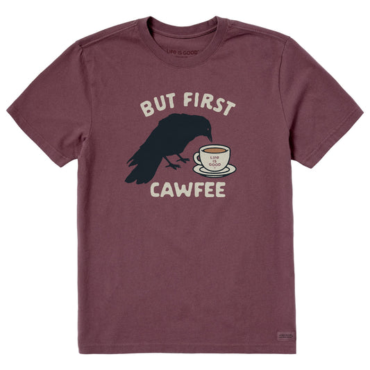 Men's But first Cawfee Short Sleeve Crusher Tee