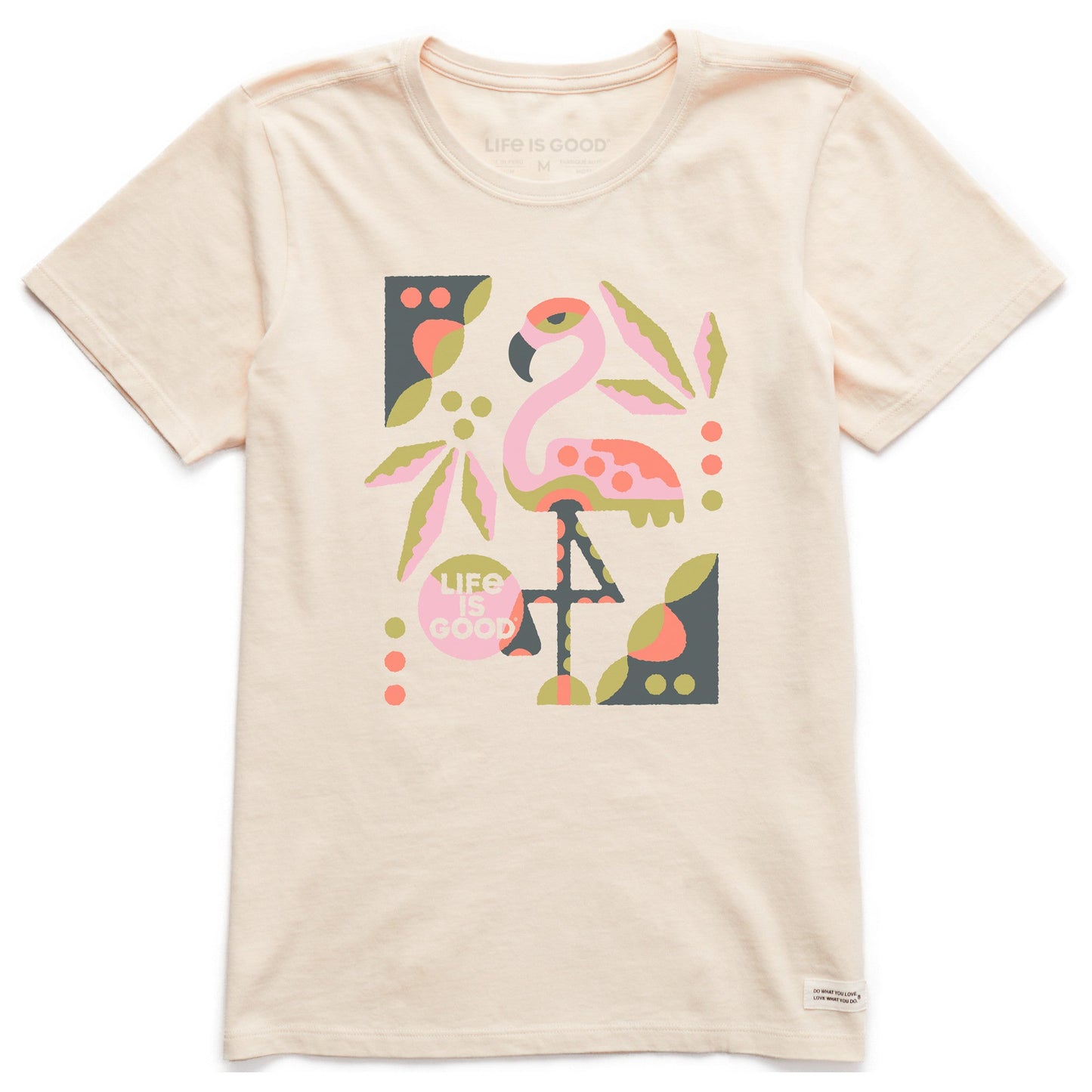 Women's Flamingo Short Sleeve Crusher Tee