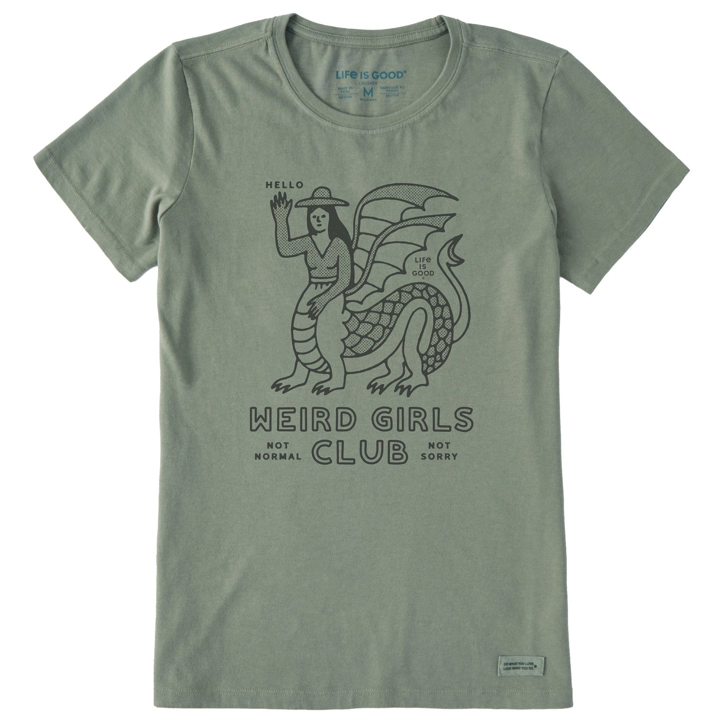 Women's Weird Girls Club Short Sleeve Crusher Tee