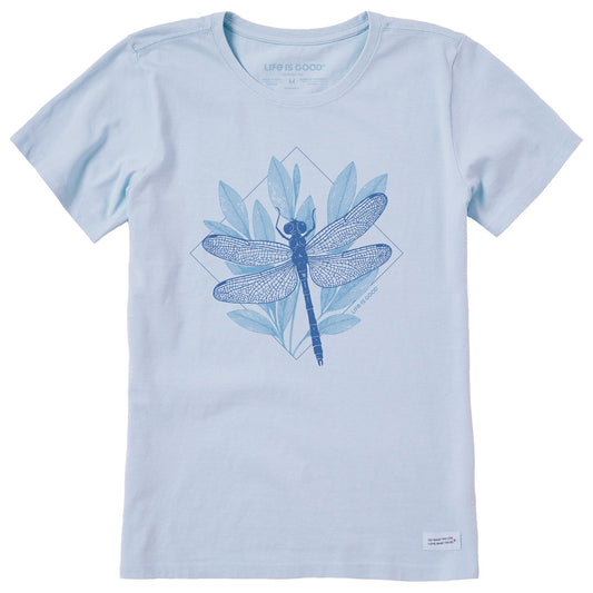 Women's Dragonfly Diamond Short Sleeve Crusher Tee