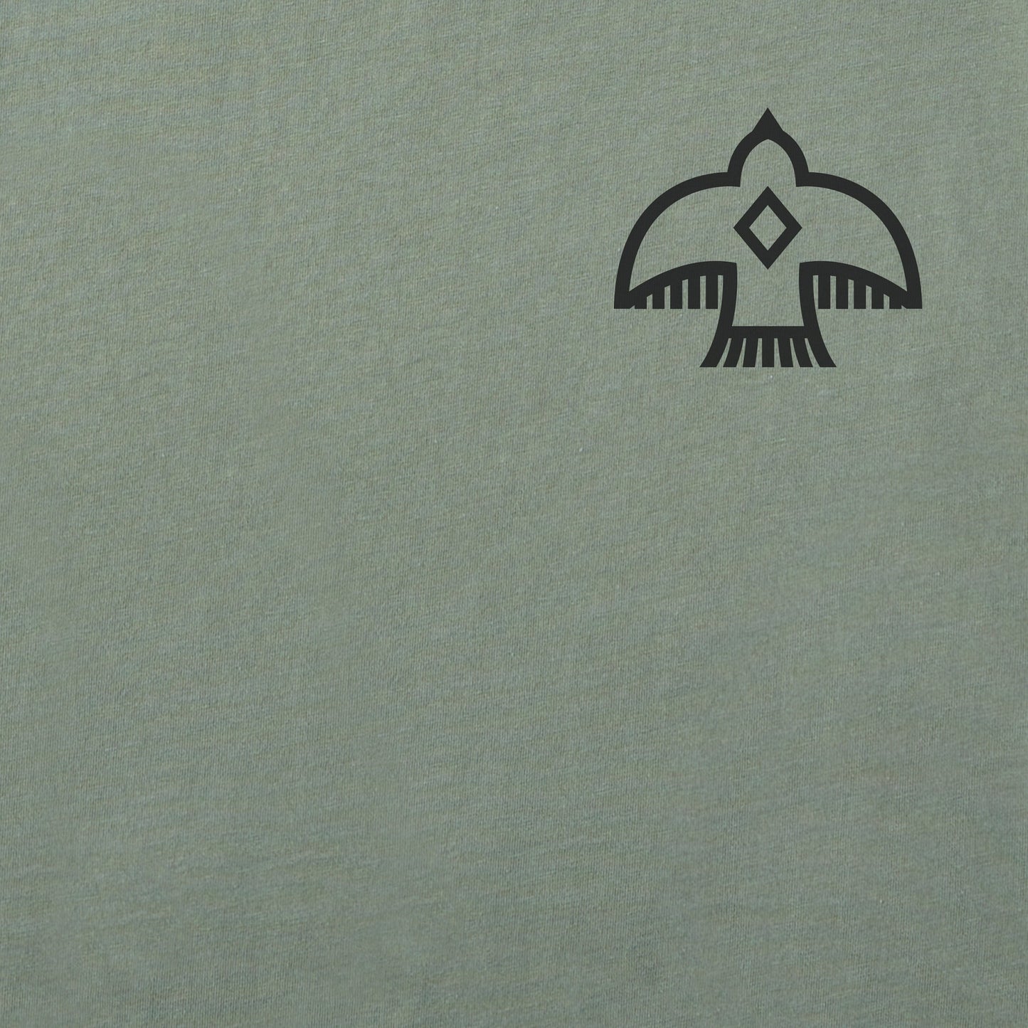 Women's Bird Motif Short Sleeve Crusher Tee