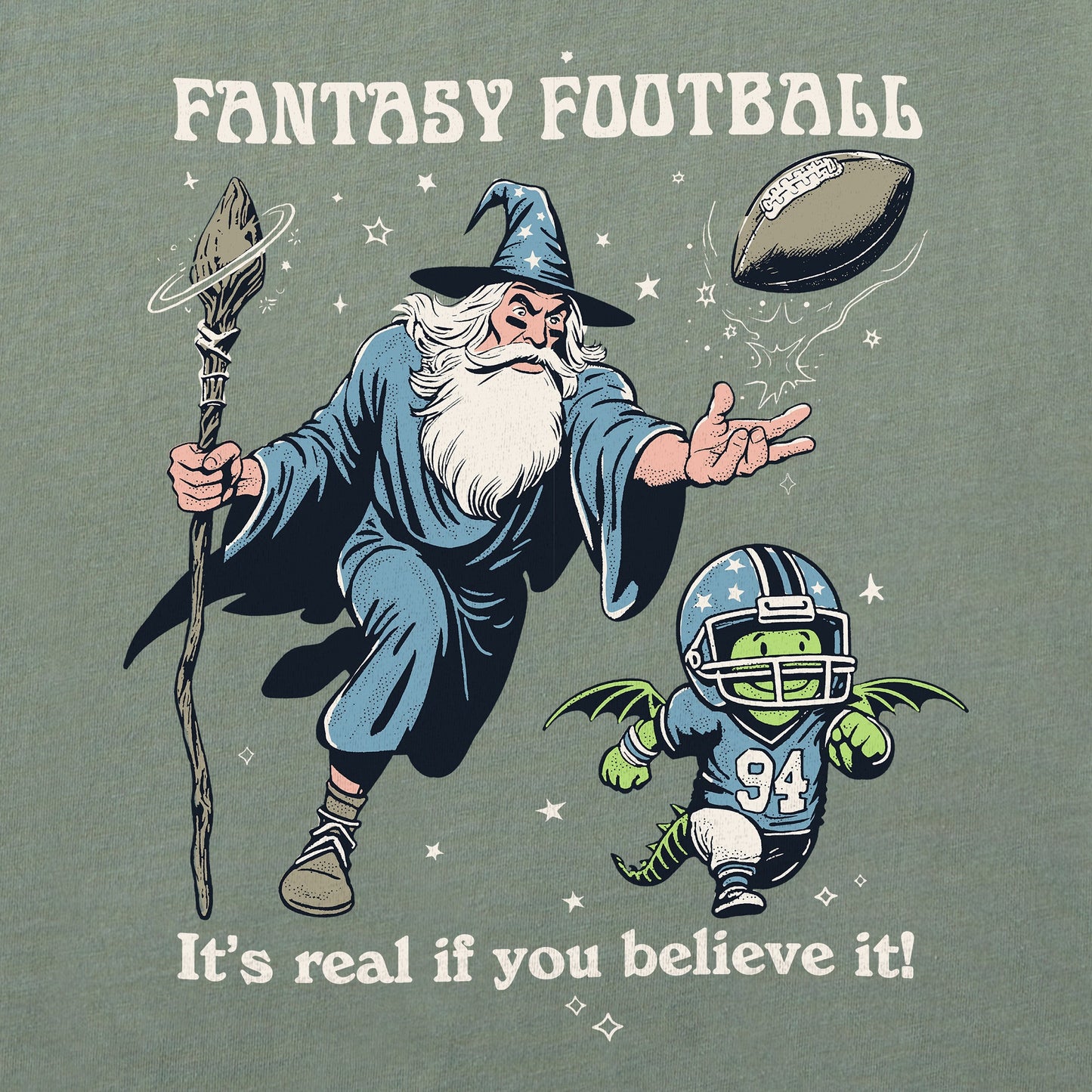 Men's Fantasy Football Short Sleeve Crusher Tee