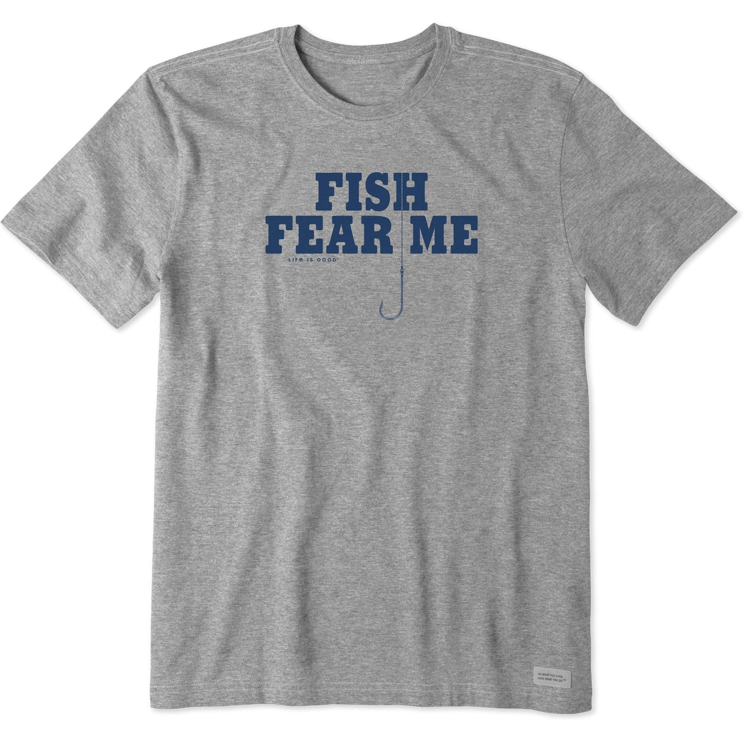 Men's Fish Fear Me Hook Short Sleeve Crusher Tee