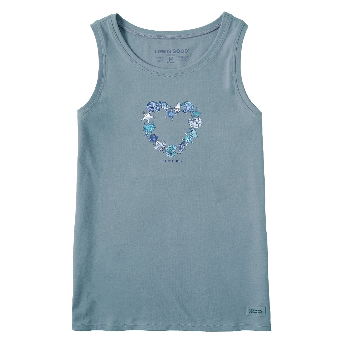Women's Seashell Heart Crusher Tank