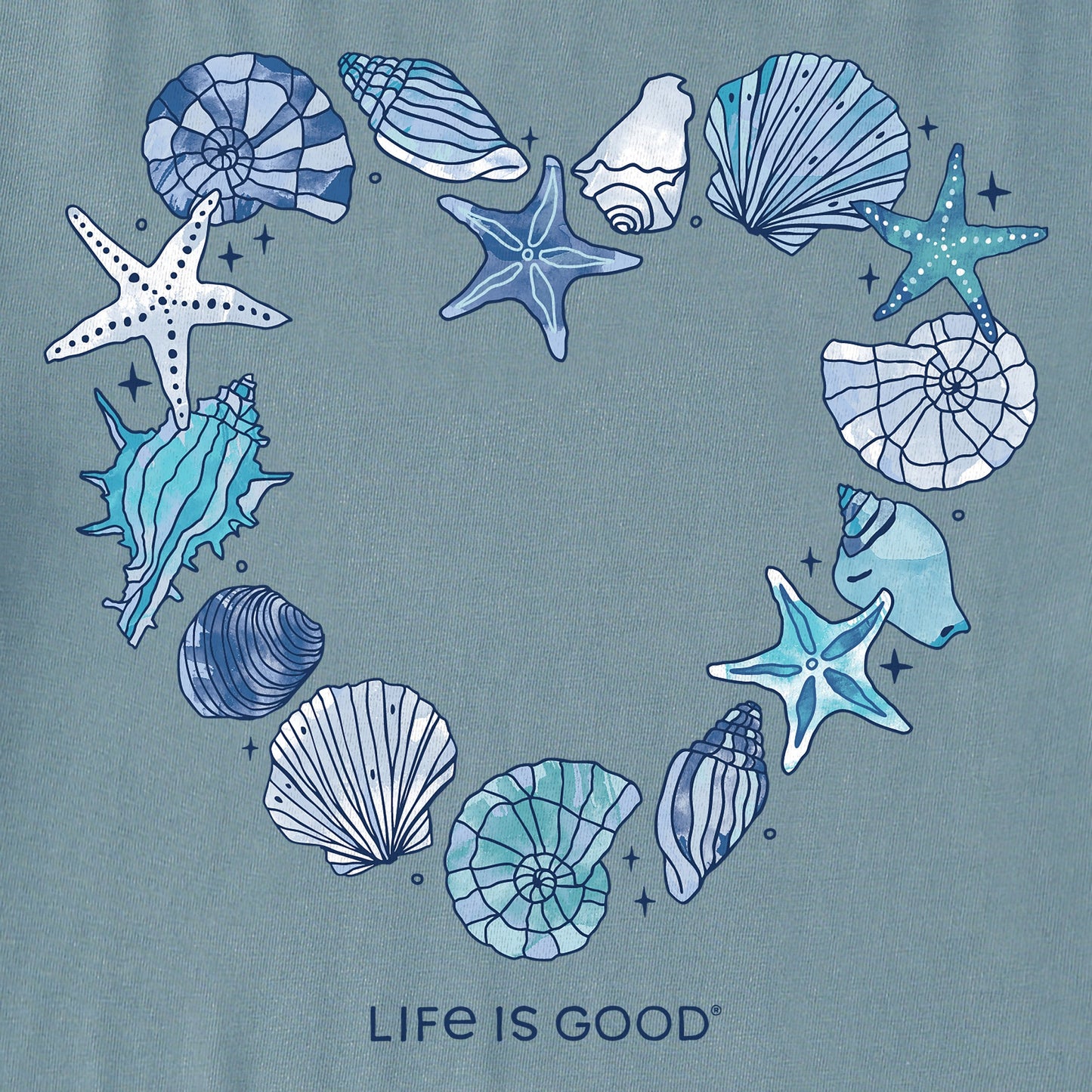 Women's Seashell Heart Crusher Tank