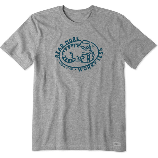 Men's Read More Cat Short Sleeve Tee