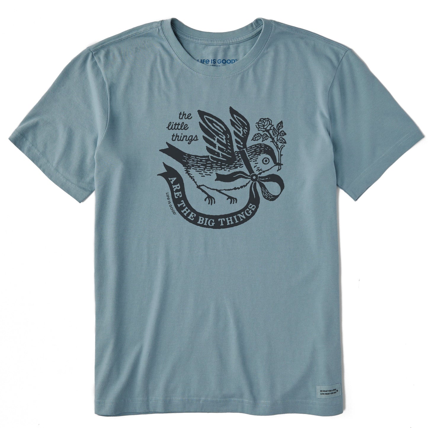 Men's The Little Things bird Short Sleeve Crusher Tee