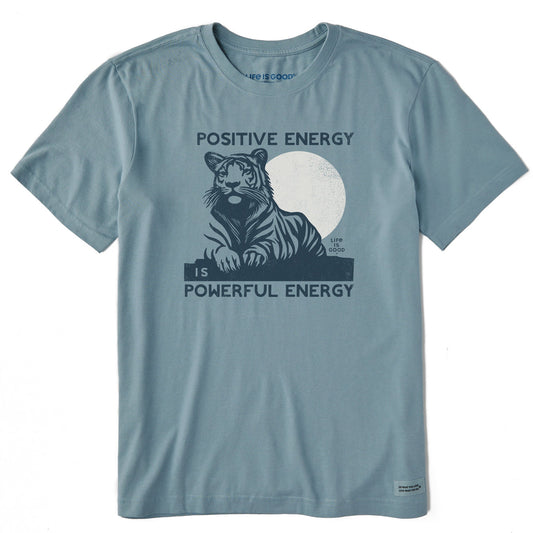 Men's Powerful Energy Tiger Short Sleeve Crusher Tee