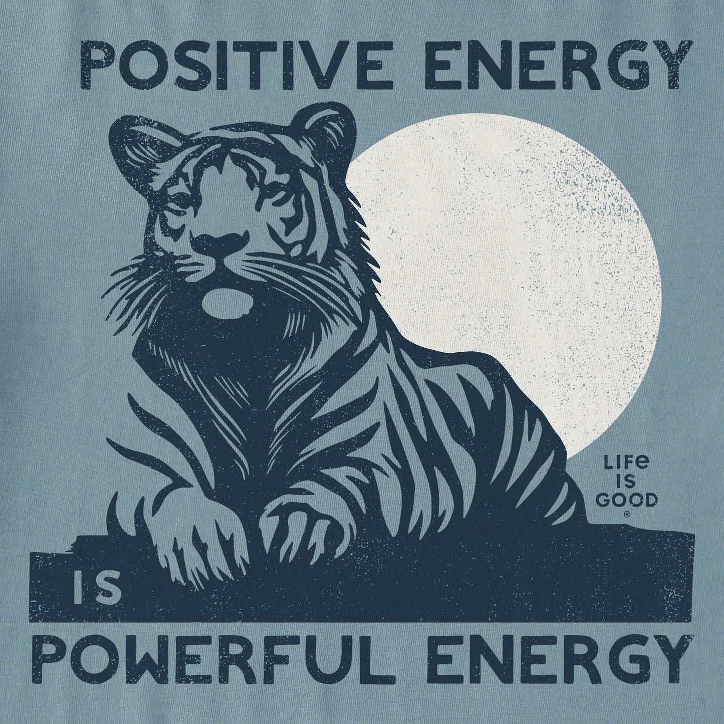 Men's Powerful Energy Tiger Short Sleeve Crusher Tee