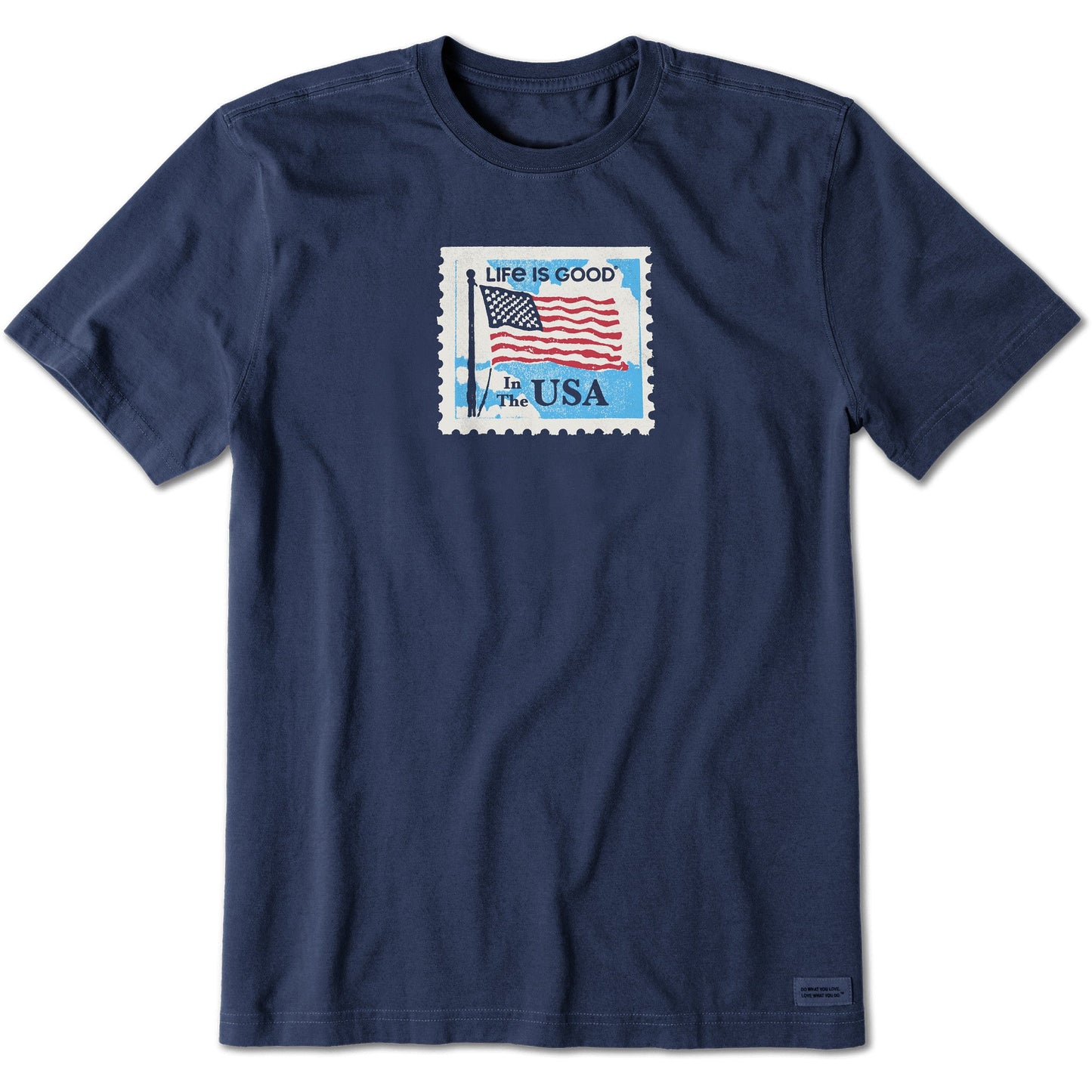 Men's USA Flag Stamp Short Sleeve Tee