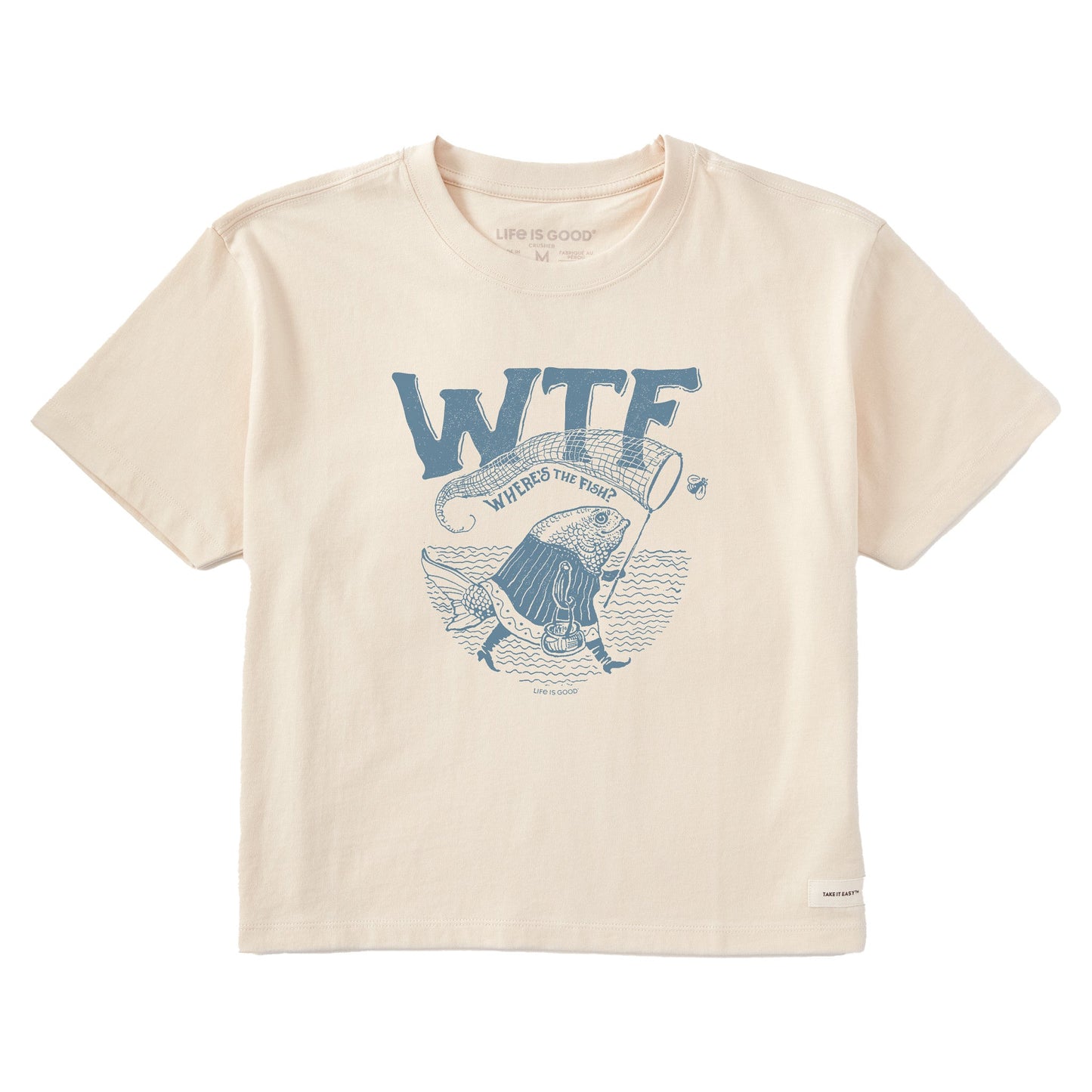 Women's WTF Net Short Sleeve Crusher Boxy Tee
