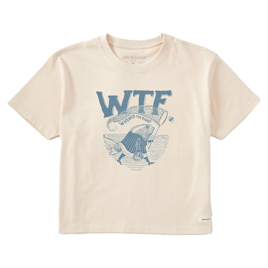 Women's WTF Net Short Sleeve Crusher Boxy Tee