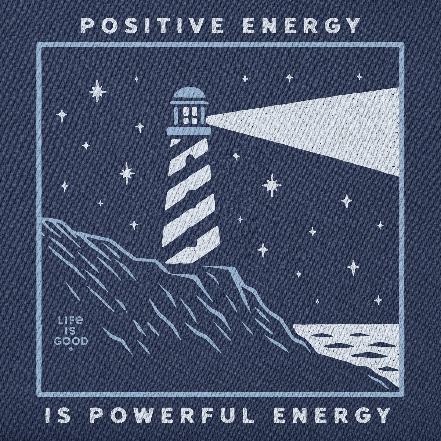 Women's Positive Energy Lighthouse Short Sleeve Crusher Boxy Tee