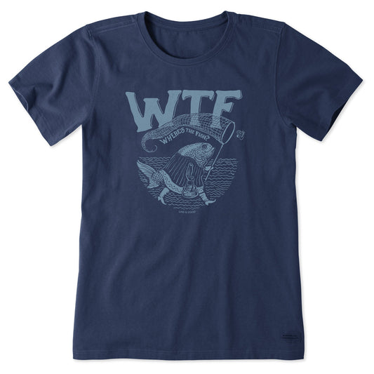 Women's WTF Net Short Sleeve Tee