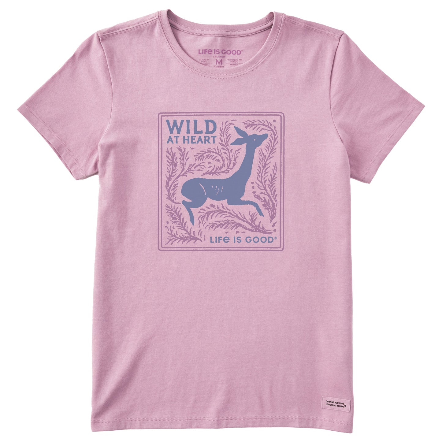Women's Wild at Heart Deer Short Sleeve Crusher Tee
