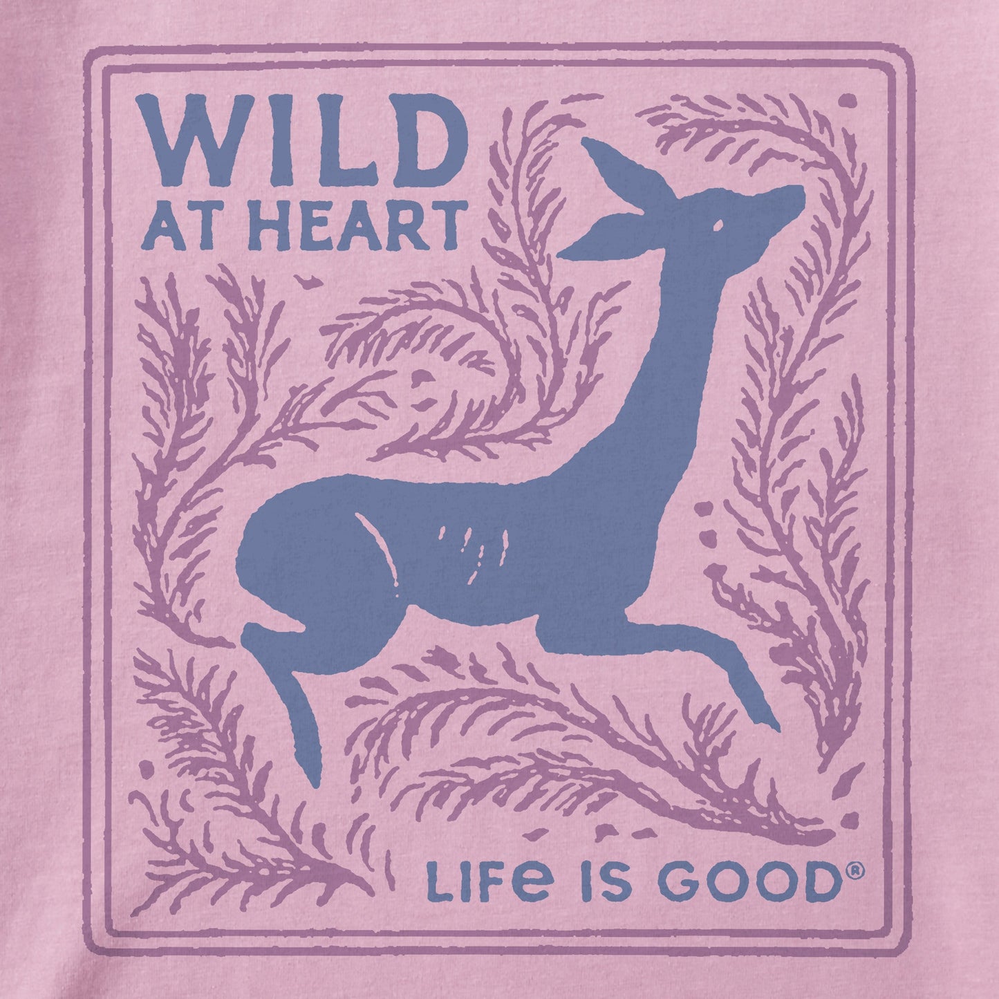 Women's Wild at Heart Deer Short Sleeve Crusher Tee