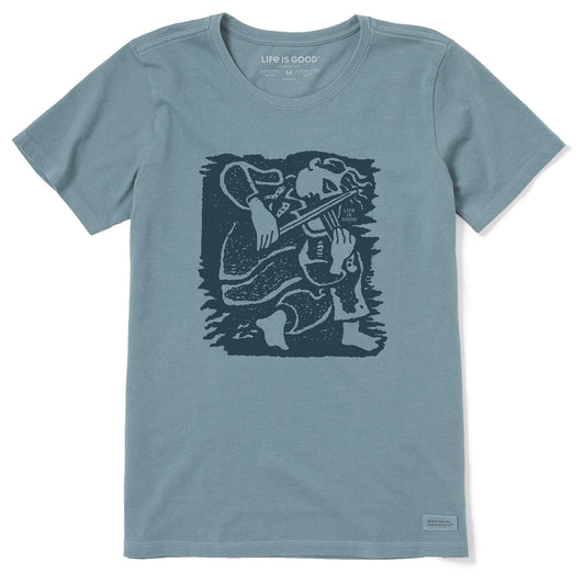 Women's Fiddle Me This Short Sleeve Crusher Tee