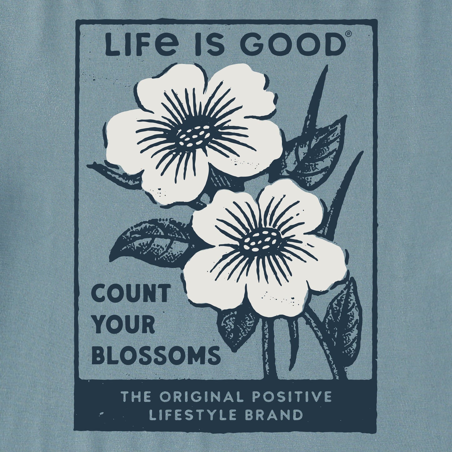 Women's Count Your Blossoms Stamp Short Sleeve Crusher Tee