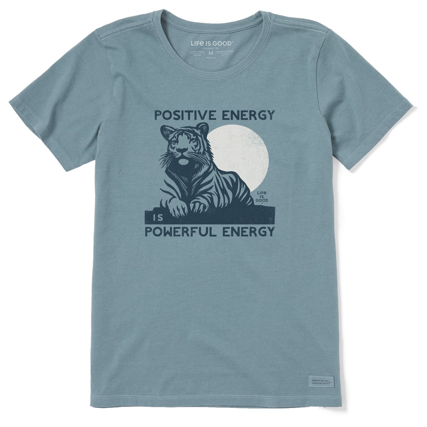 Women's Powerful Energy Tiger Short Sleeve Crusher Tee