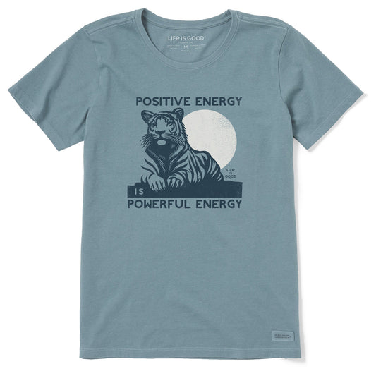 Women's Powerful Energy Tiger Short Sleeve Crusher Tee