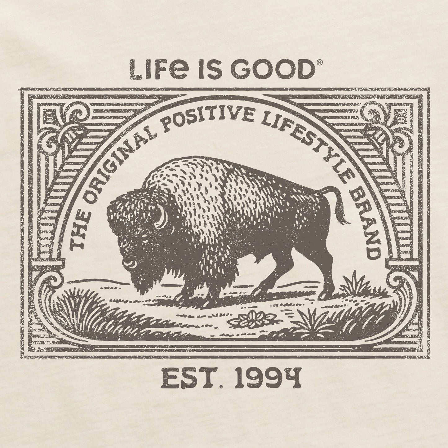 Women's Buffalo Frame Short Sleeve Crusher Tee