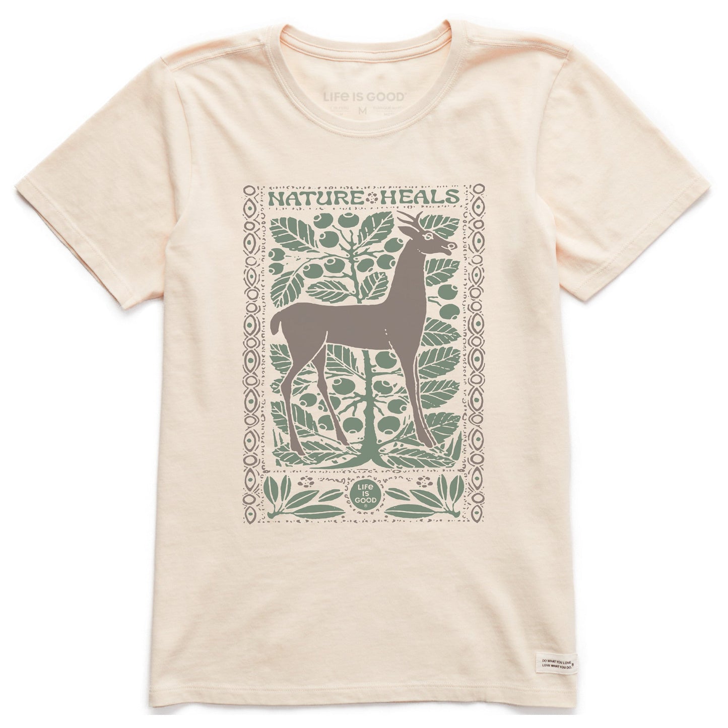 Women's Nature Heals Deer Short Sleeve Crusher Tee