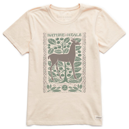 Women's Nature Heals Deer Short Sleeve Crusher Tee