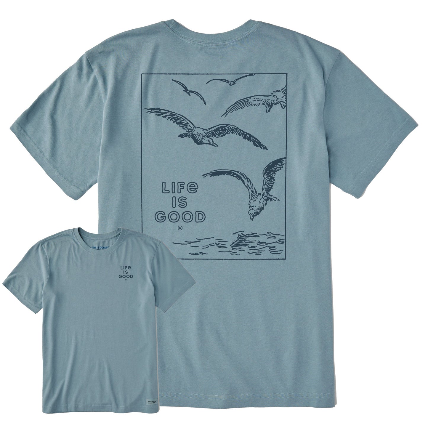 Men's Seagull Party Short Sleeve Crusher Tee