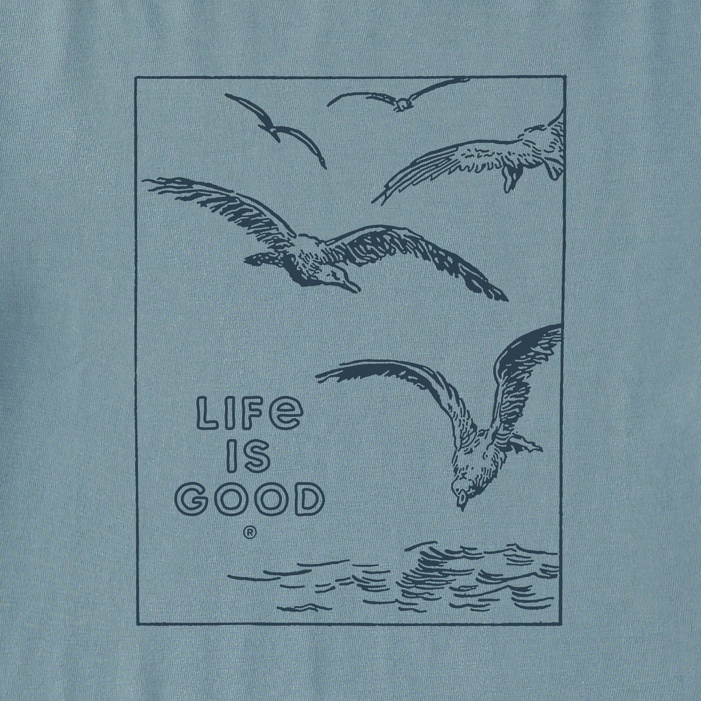 Men's Seagull Party Short Sleeve Crusher Tee