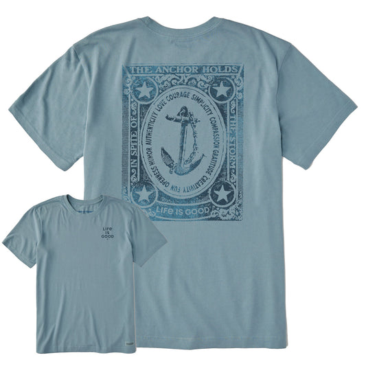 Men's The Anchor Holds Short Sleeve Crusher Tee