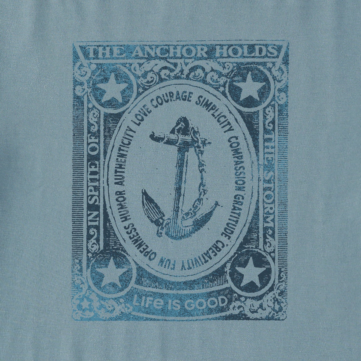 Men's The Anchor Holds Short Sleeve Crusher Tee