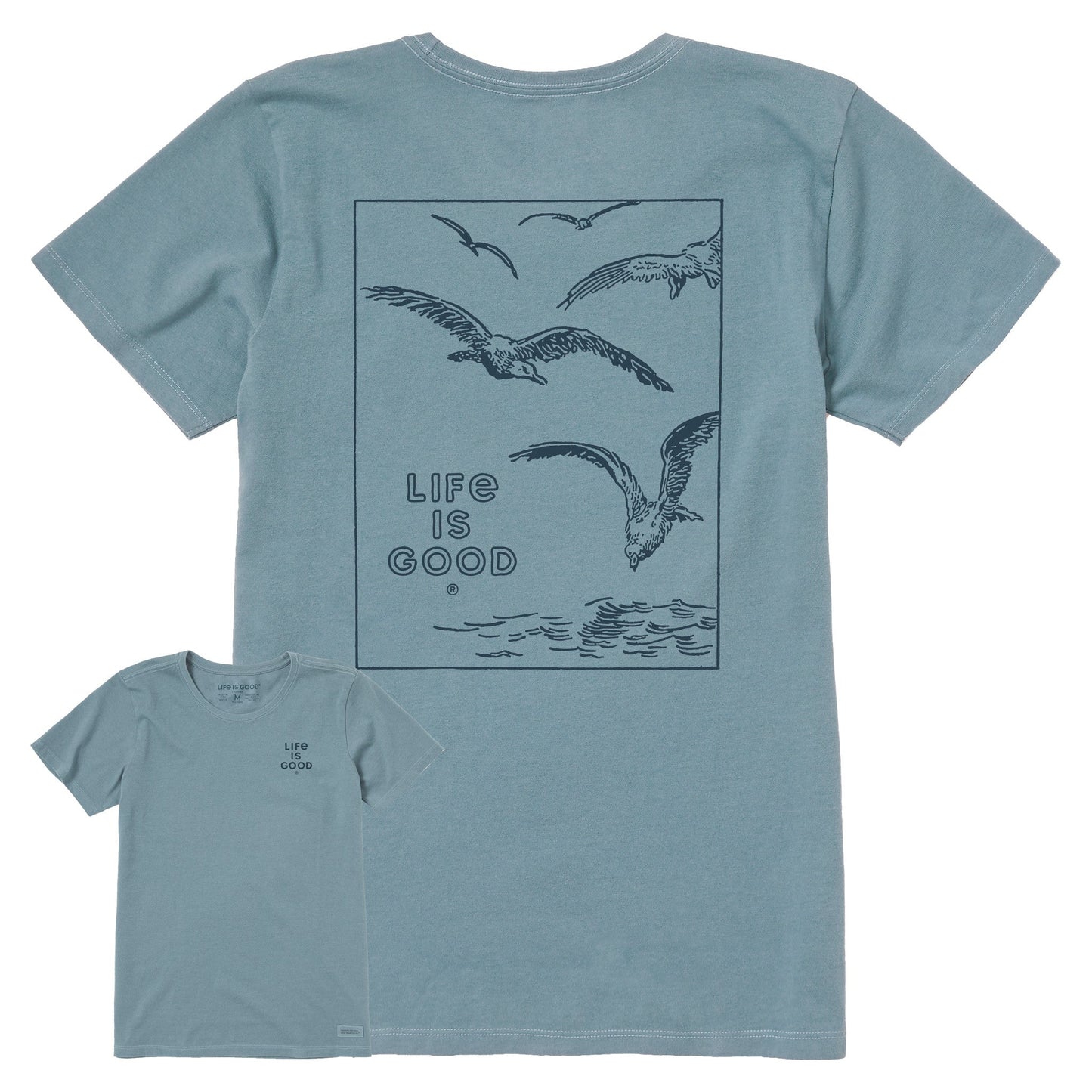 Women's Seagull Party Short Sleeve Crusher Tee