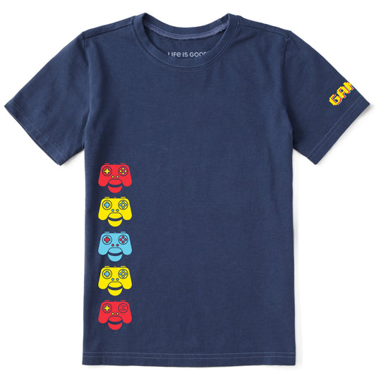 Kids Game Controllers Short Sleeve Crusher Tee