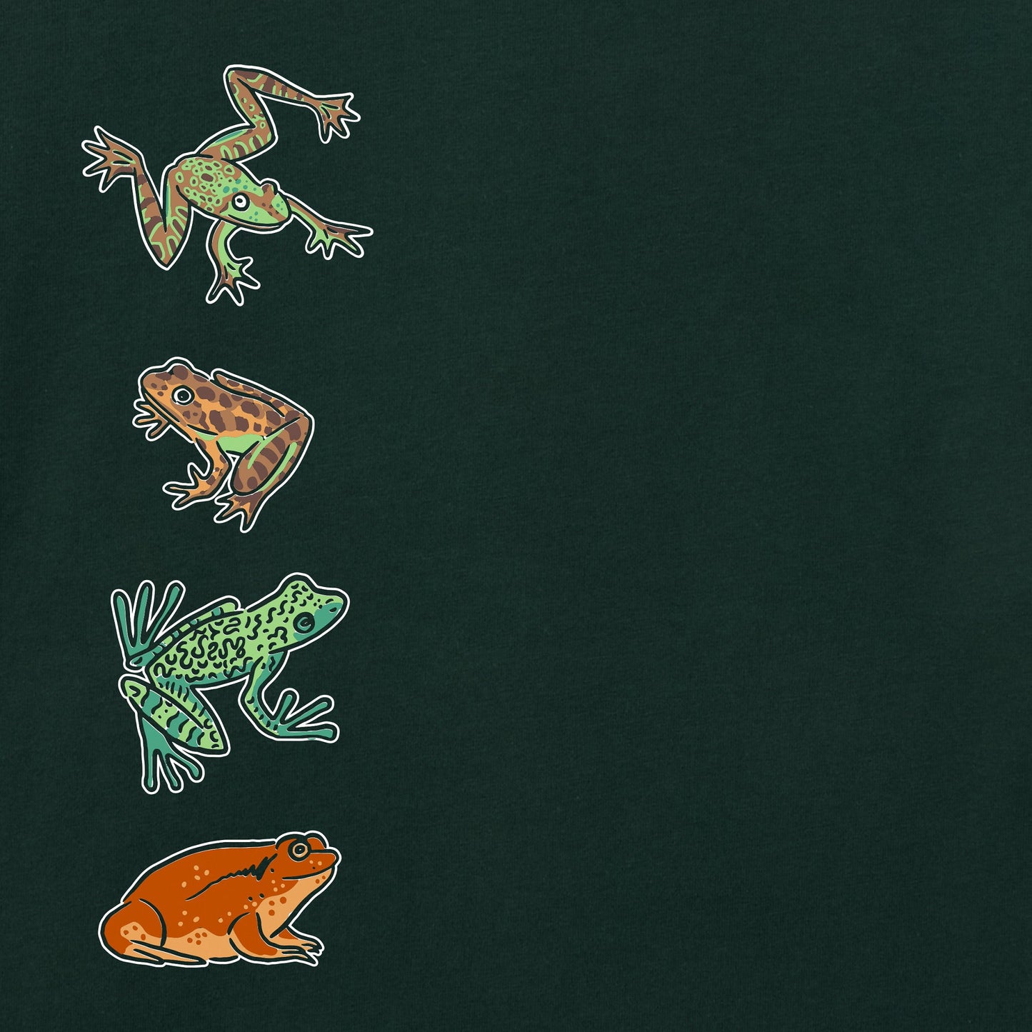 Kids Frog Stack Short Sleeve Crusher Tee