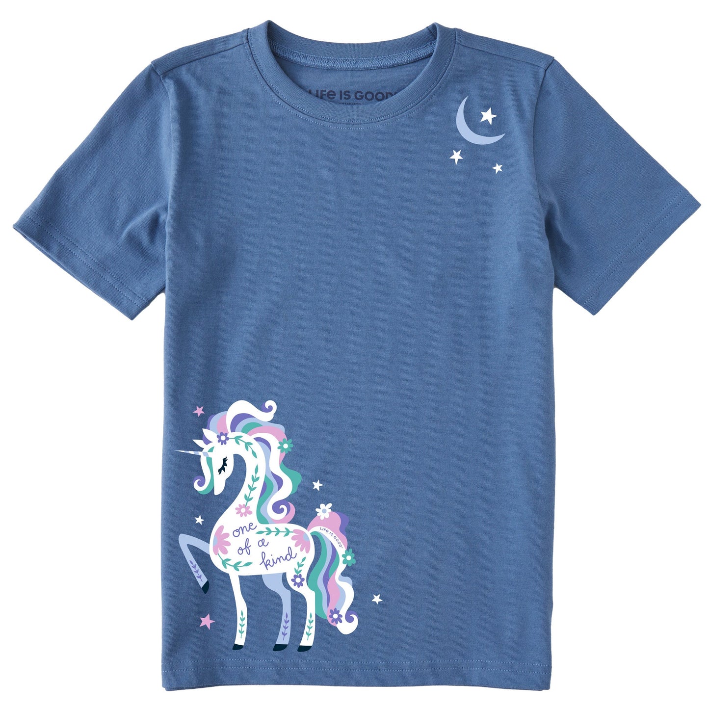 Kids Celestial Unicorn Short Sleeve Crusher Tee