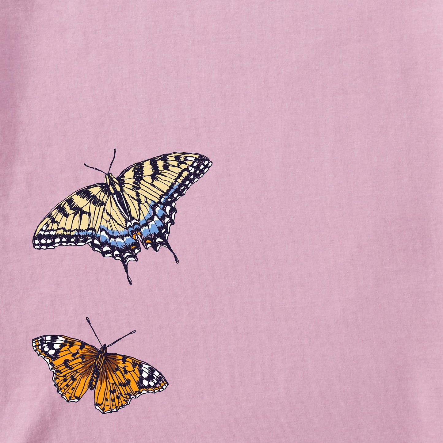 Kids Butterfly Landing Short Sleeve Crusher Tee