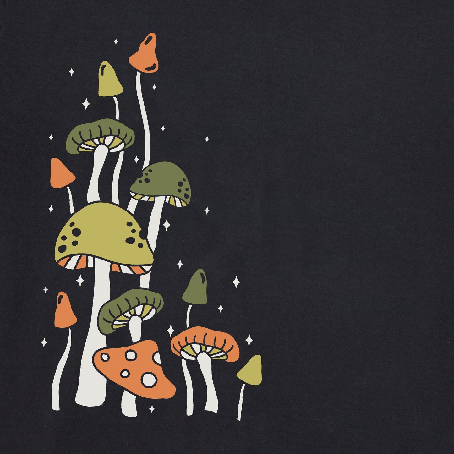 Men's Magical Mushrooms Short Sleeve Crusher Tee