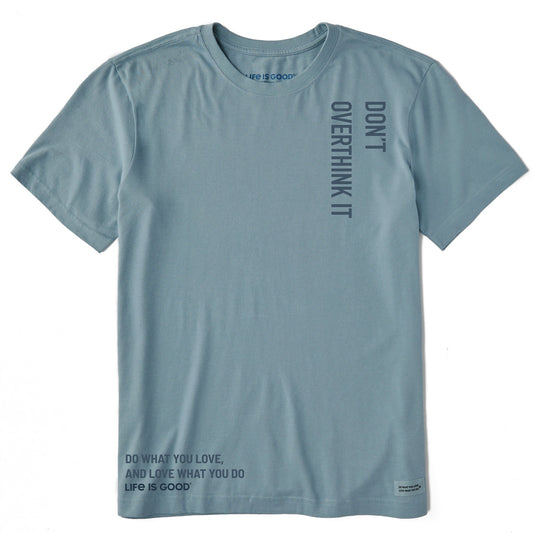 Men's Don't Overthink It Stack Short Sleeve Crusher Tee