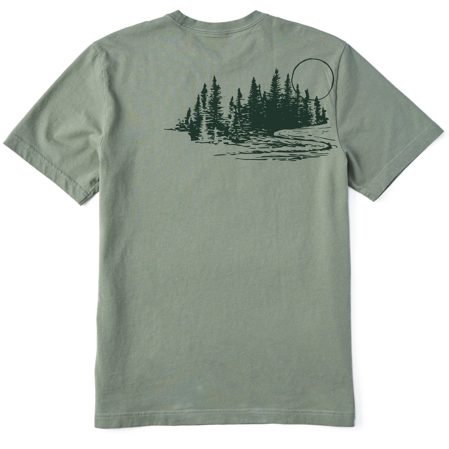 Men's Woodsy River Vista Short Sleeve Crusher Tee