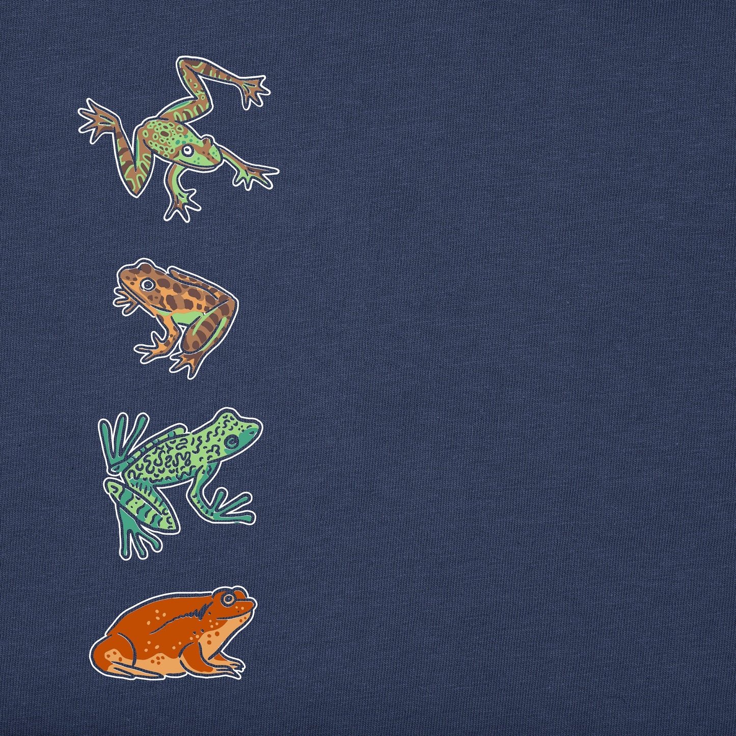 Toddler Frog Stack Short Sleeve Crusher Tee