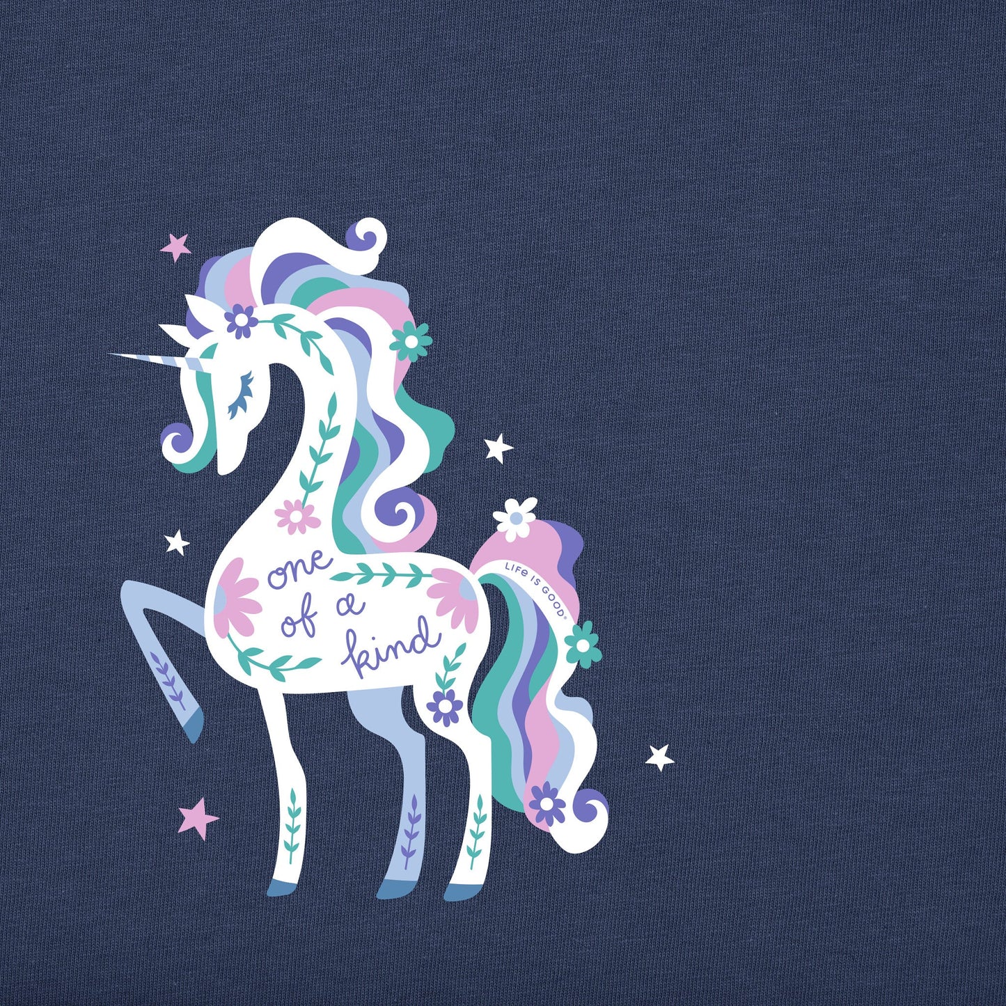 Toddler Celestial Unicorn Short Sleeve Crusher Tee