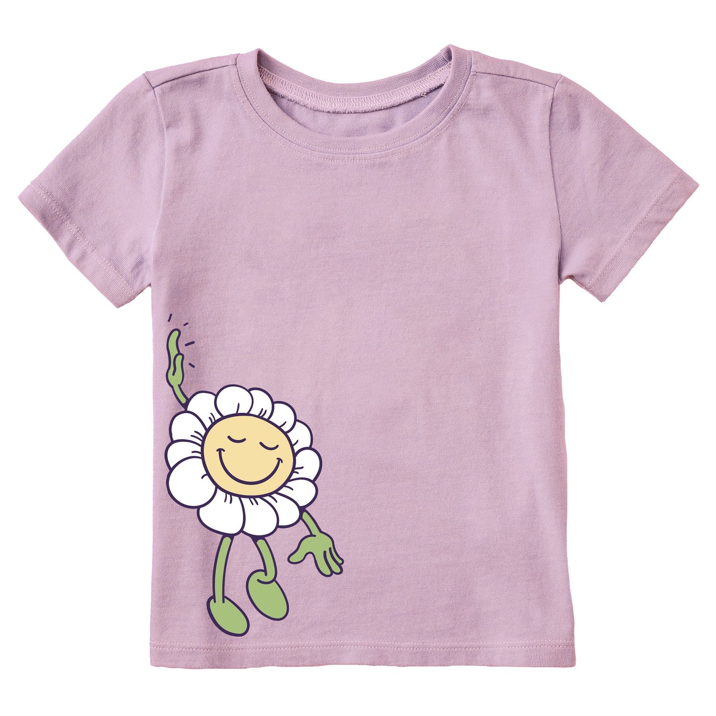 Toddler Daisy Hi Five Short Sleeve Crusher Tee