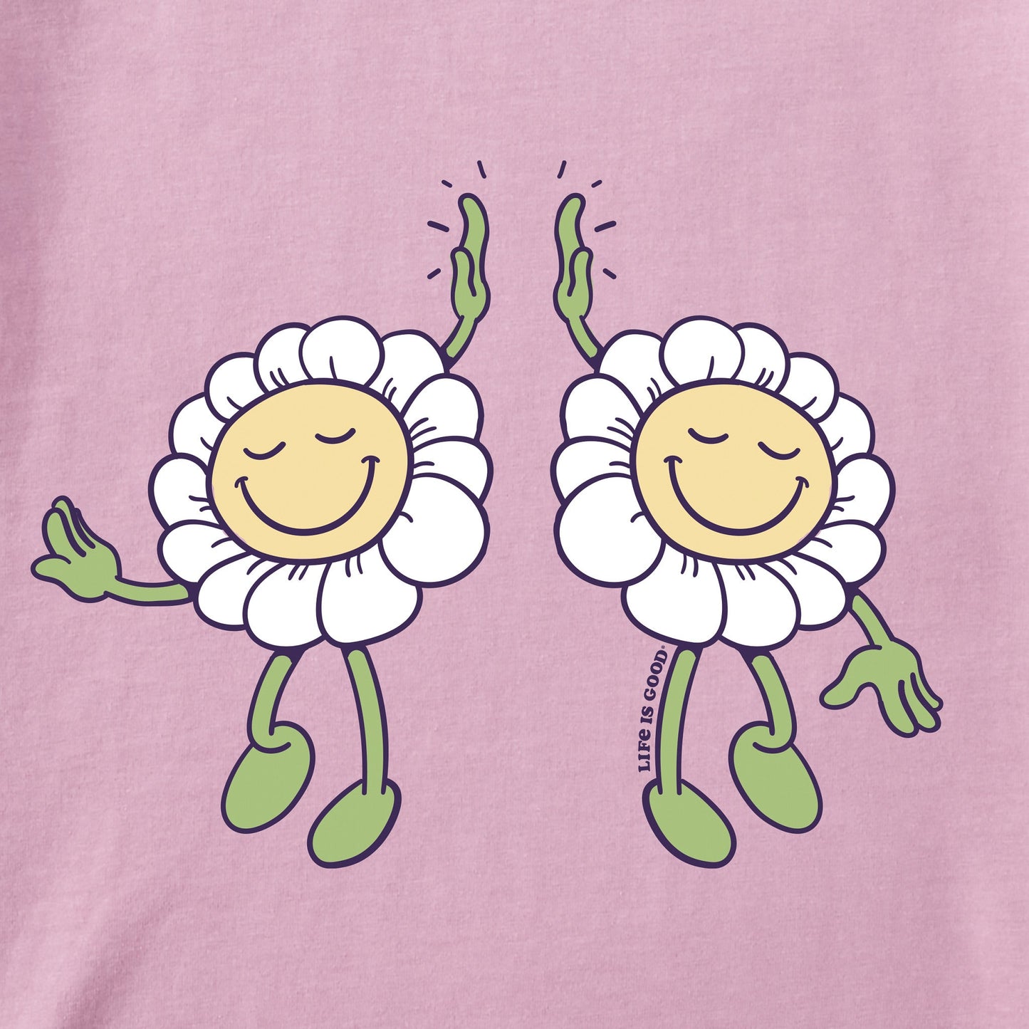 Toddler Daisy Hi Five Short Sleeve Crusher Tee