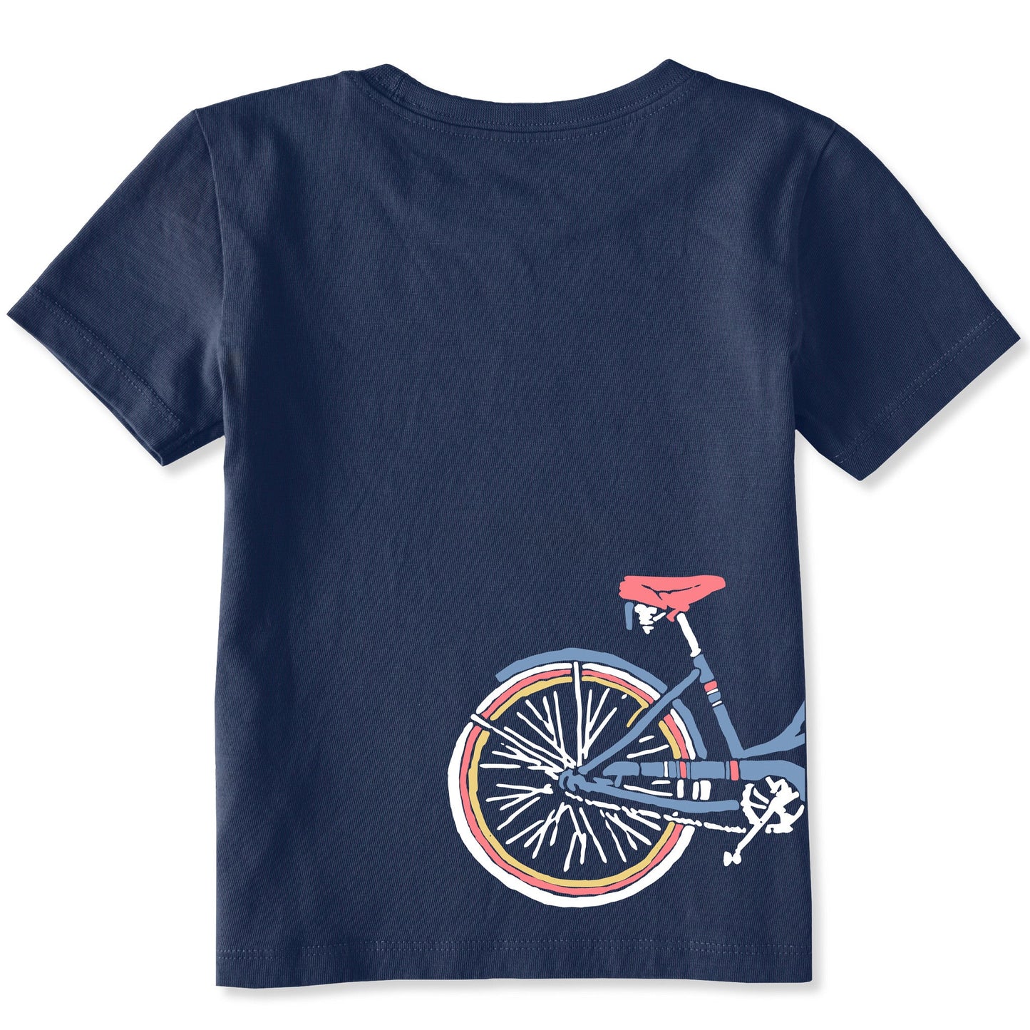 Toddler Kitty Bike Short Sleeve Crusher Tee
