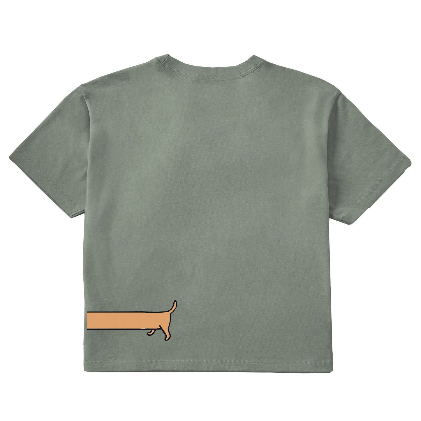 Women's Weenie Dog Short Sleeve Crusher Boxy Tee