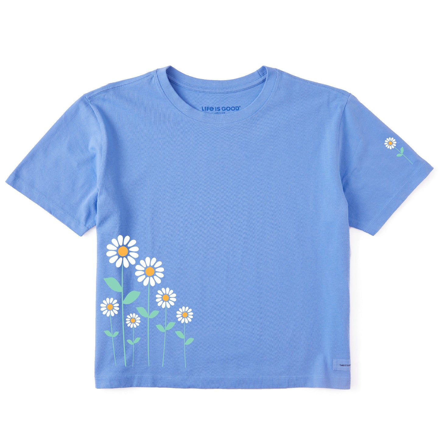 Women's Daisy Bunch Short Sleeve Crusher Boxy Tee