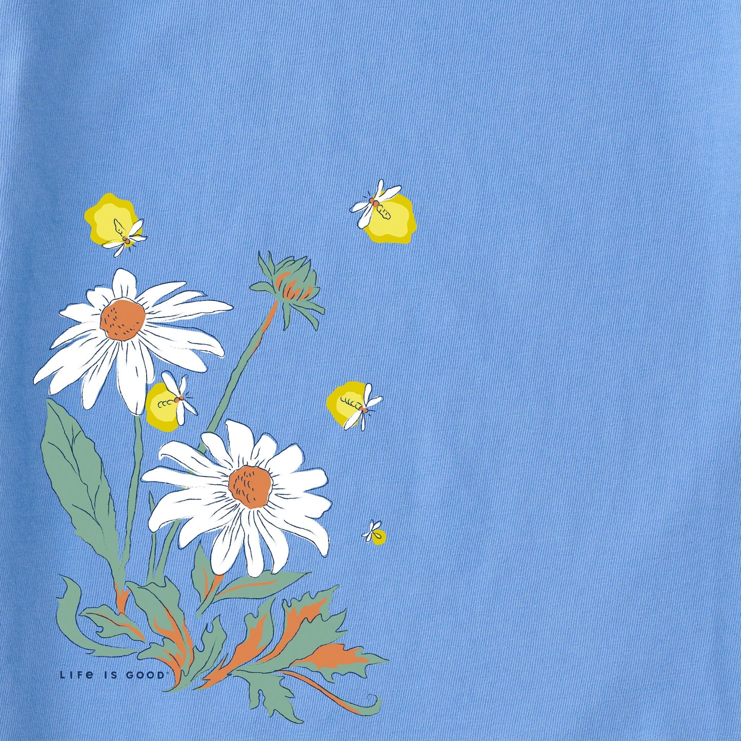 Women's Firefly Daisies Short Sleeve Crusher Boxy Tee