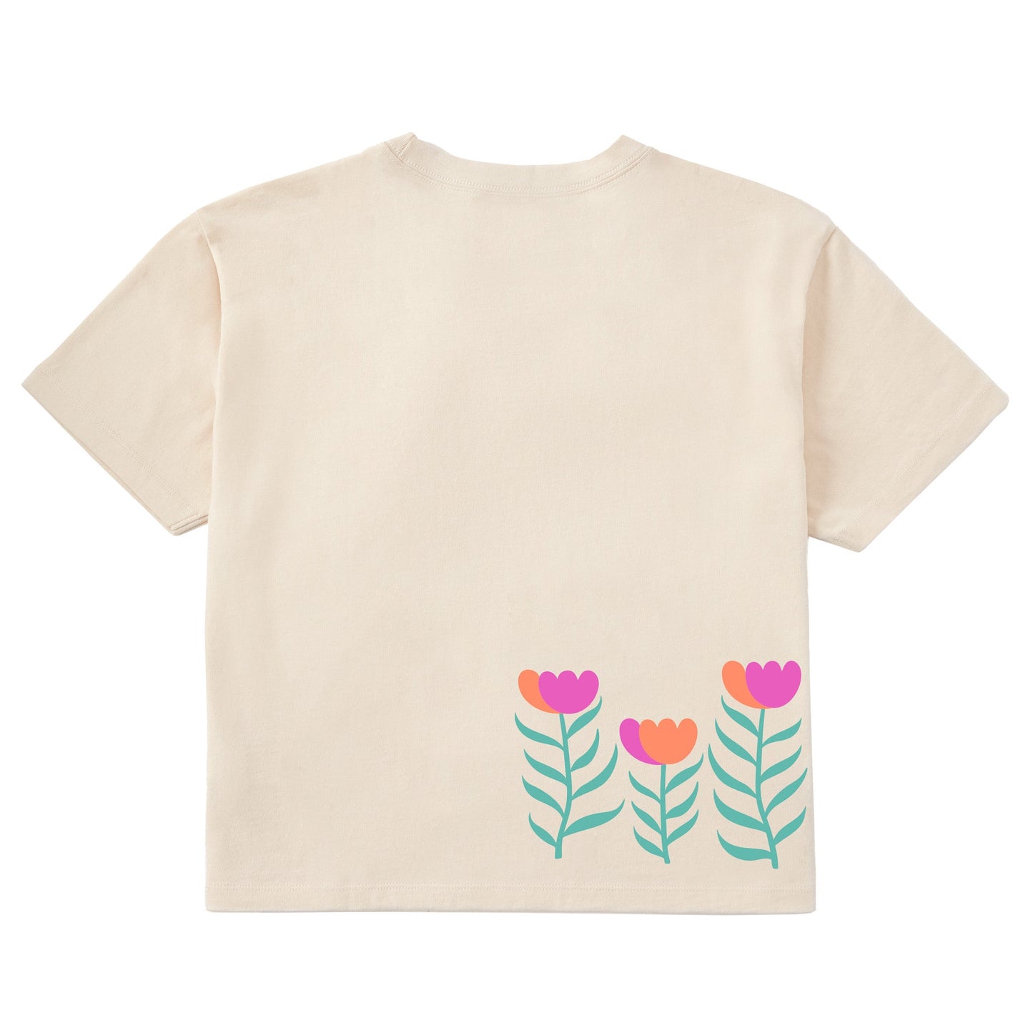 Women's Tulip Garden Short Sleeve Crusher Boxy Tee