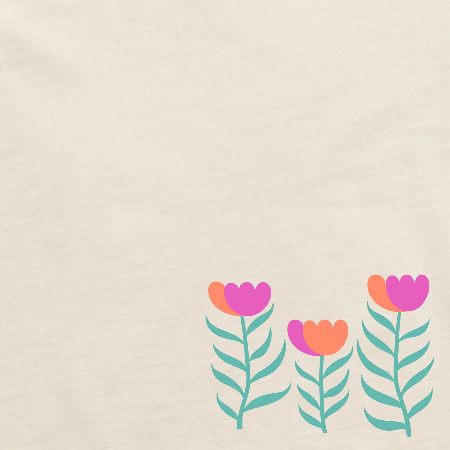 Women's Tulip Garden Short Sleeve Crusher Boxy Tee