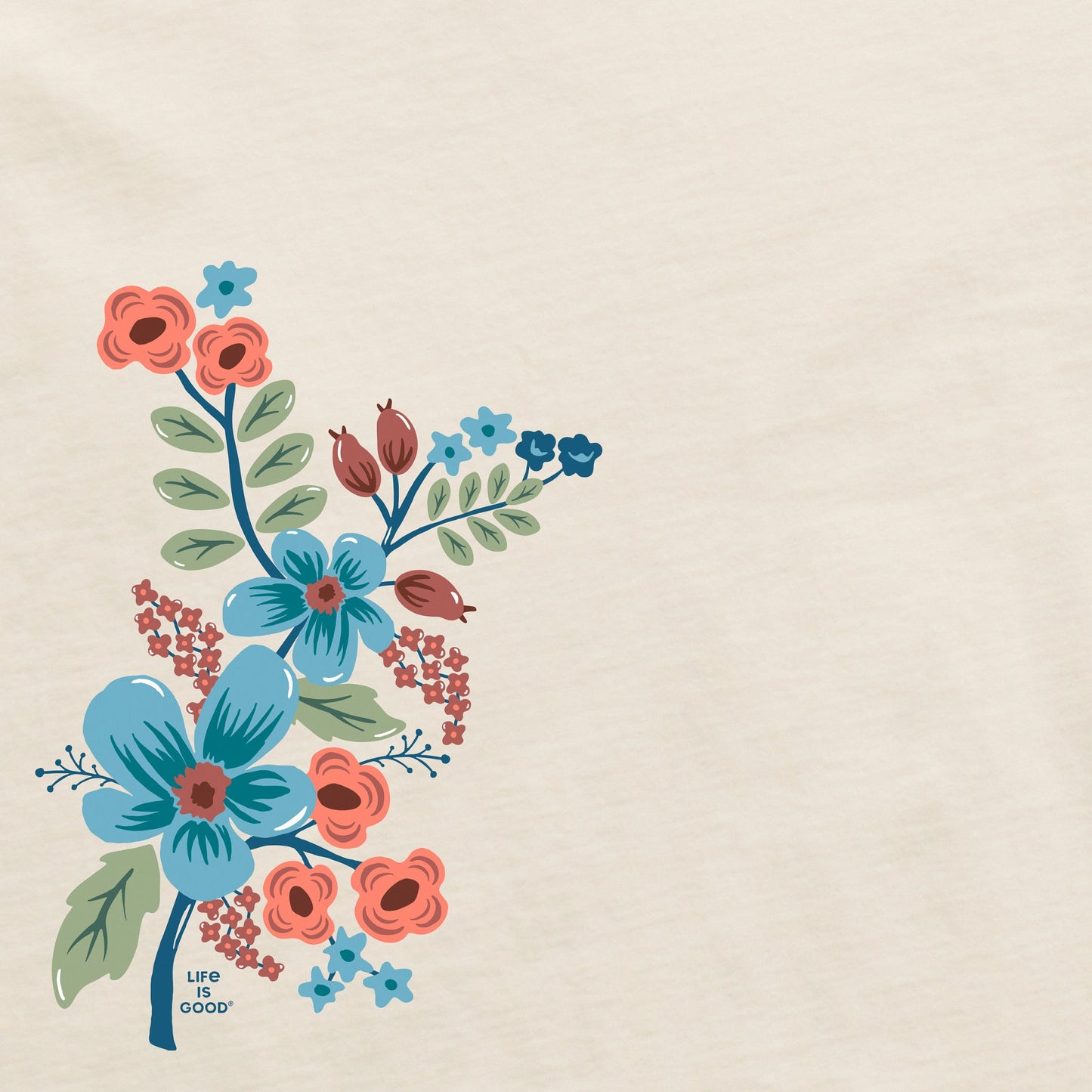 Women's Climbing Wildflowers Short Sleeve Crusher Boxy Tee